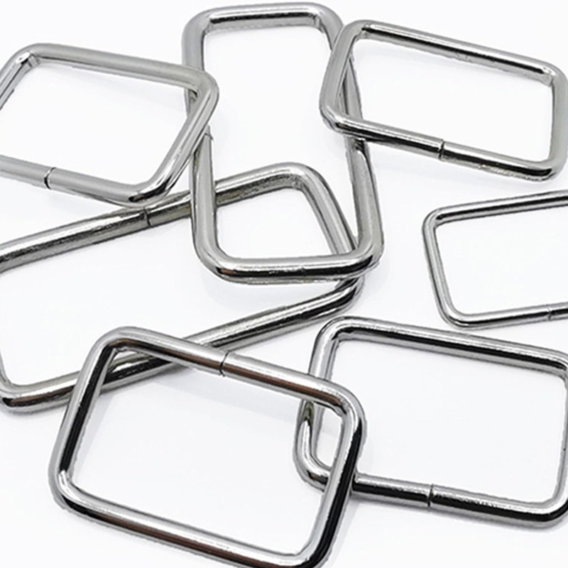 Aoktorkit 50PCS Metal rectangular Ring Buckle For Belt,Square Webbing Strap