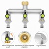 QWORK® Distributore acqua di rubinetto a 3 vie, sdoppiatore rubinetto