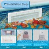 Pool Skimmer Leaf Guards For Inground Pools, Rust-Proof Above Ground