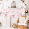 Pink Gingham Baby Banner Girl Plaid Welcome Baby Shower Sign