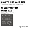 Rehband RX Wrist Support Power Max Wrist Brace, 3-in-1 Neoprene