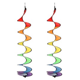 Wind Vane Camping, Wind Spiral Twister, UV-Resistant and Weatherproof Wind Chimes, Wind Chimes for the Garden, Wind Spinner Wind Vane for Outdoors, Wind Spiral, Wind Chimes for Outdoor Standing, Pack
