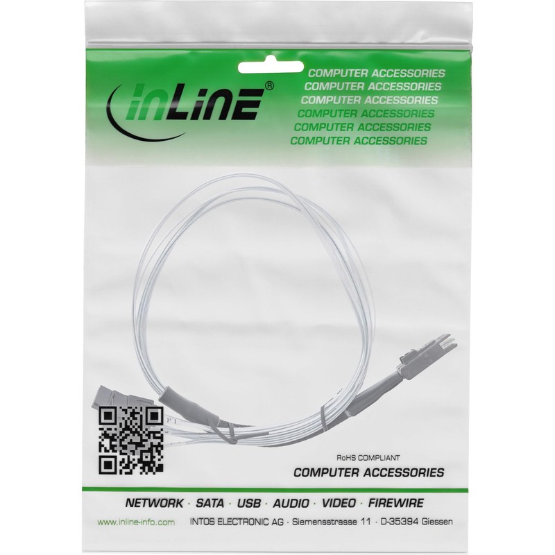 InLine® 27610 0.75m Serial Attached SCSI (SAS) cable - Serial