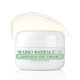 Mario Badescu Crema glicólica para ojos antienvejecimiento cuidado de la piel para líneas finas y arrugas, humectante para ojos durante la noche con  