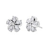 Quiges Earrings 925 Silver Stud Earrings Set Star Shape with
