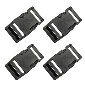 25millimeter/1inch Buckle Backpack Clip for Luggage, Backpacks, Rucksacks, Webbing Quick Flat Side Release Buckles (4pcs)