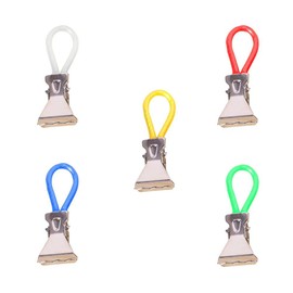 Lmyzcbzl Towel Clips Metal, 5 Pieces Towel Clips, Colourful Towel Clip, Multifunctional Towel Clips, Tea Towels, Towel Holder Clips for Bathroom Kitchen
