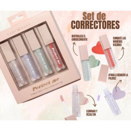 Kara Beauty Set De 4 Correctores Liquidos Perfect Me De Kara Beauty