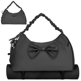 LARIPOP Gym Bag for Women-Yoga Mat Bag,Women Gifts Travel Duffle Bag with Shoe Compartment Waterproof Foldable Bags for Plane,Weekender Overnight Bag with Wet Pocket for Yoga,Pilates,Luggage,Swimming