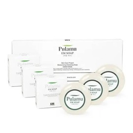 UnKnown EM Pulamu Transparent Soap Set 100g x 3 Hypoallergenic, highly moisturizing / EM 풀라무 투명비누세트 100g x 3개 저자극 고보습