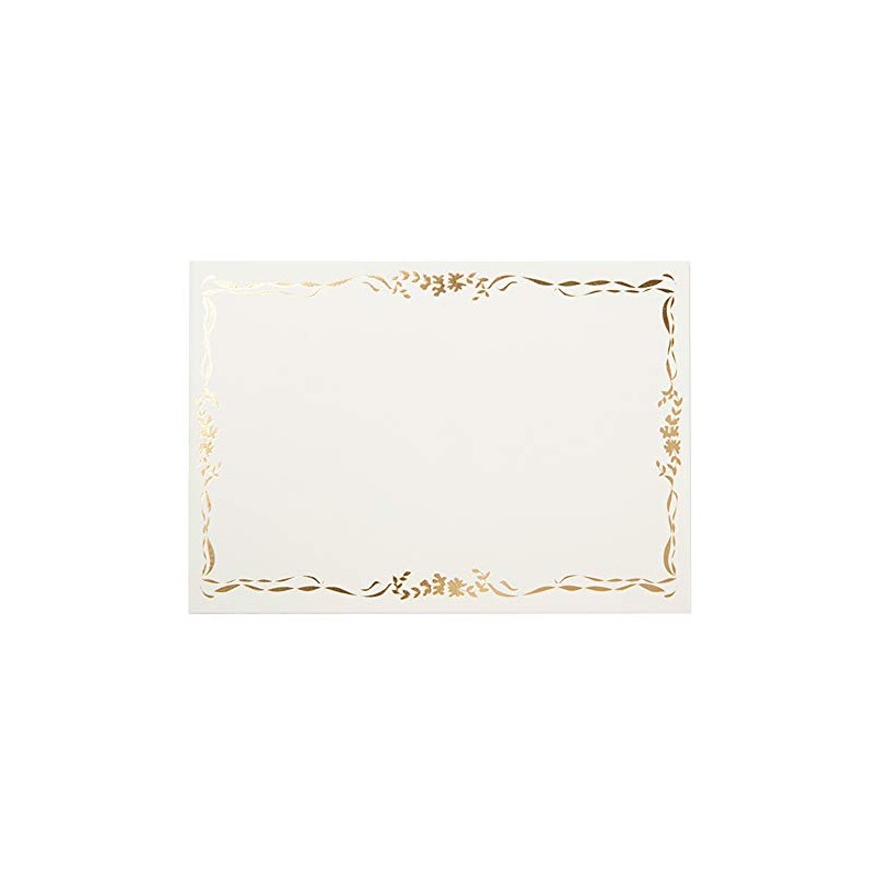 Message Cards Gold Frame – Large (20 Pieces) NCG – C1 