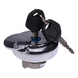 Demfec Fuel Tank Cap Gas Locking Cap Lid Cover with 2 Keys 51049-5004 Compatible with Kawasaki VN900 VN1700 Vulcan 900 Vulcan 170 fits Yamaha XVS125 XVS250 XVZ1300 XV1900 XV1700