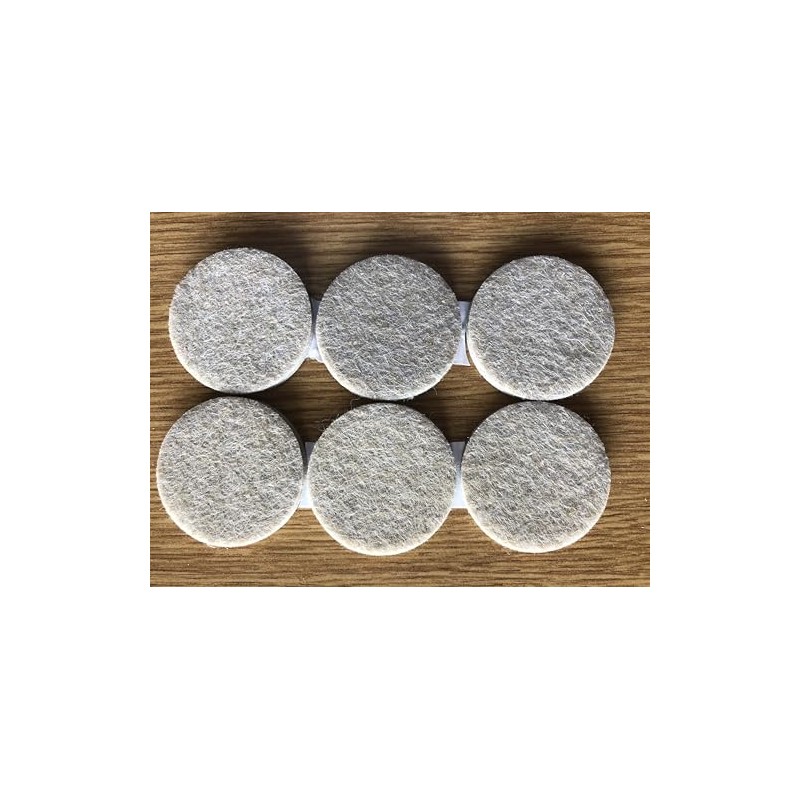 Felt Furniture Pads/Floor Protectors - 5mm Thick - 6 x