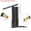 X AUTOHAUX Flexible Tyre Inflator Hose 0.31"x9.84' with 5/16-32