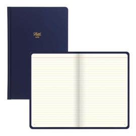 Letts Icon Book Notebook, Cream Paper, 240 Pages, 7.625 x 5 x 0.5 Inches, Navy (B090116)