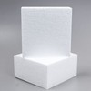 12 Pack Craft Foam Blocks, Polystyrene Blocks Squares Styrofoam Blocks