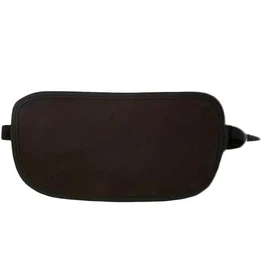 Travel Fanny Pack Anti-Theft for Women Men Adjustable Thin Sports Bag for Passport Card Cash Money Belt (Black)