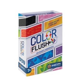 HCM Kinzel - Colour Flush Colourful Card Game for the Whole Family | Draw, Turn and Swap | Who Collects a Single Colour First and Wins? | Tactics and Skill | German | 55215