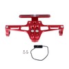 Adjustable License Plate Frame with Light Aluminum Alloy Mudguard Eliminator