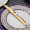 TAFAAL Stainless Steel Steak Knives, Corrosion Resistant, Serrated Sharp Blade,