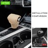 FSTURIOS Car Gear Shift Knob Cover, Anti-Slip Manual Automatic Shifting