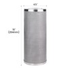 Amwater Stainless Steel Cleanable Wire Mesh Filter Cartridge 10”Length,4.5"OD(100 Micron)