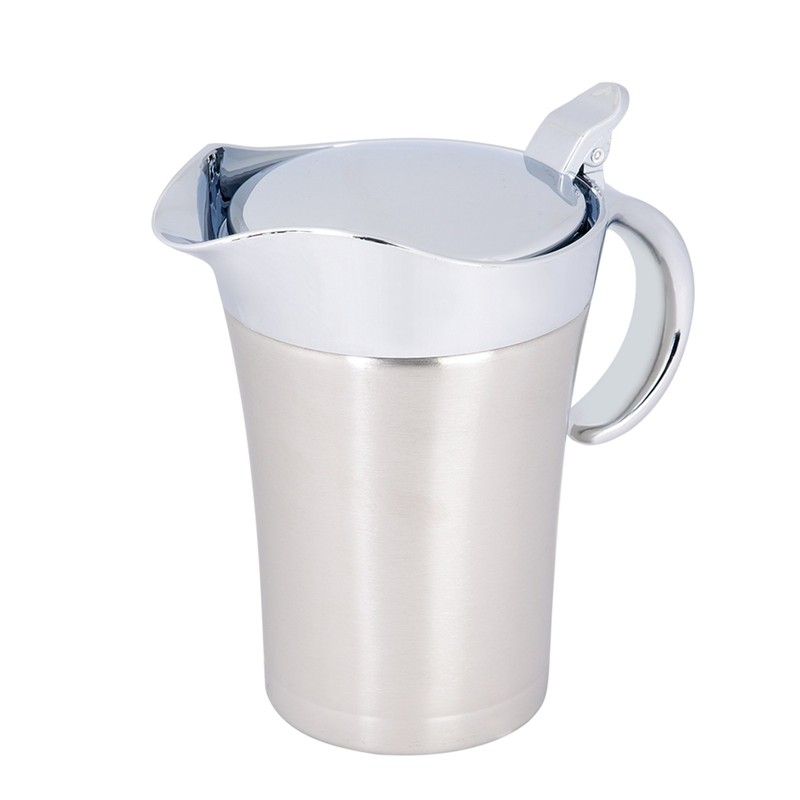 304 Stainless Steel Thermal Insulated Double Wall Sauce Gravy Boat