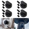 4Pcs Universal Control Knobs Replacement with 12Pcs Adapters Fit for
