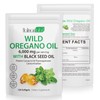 Hatmanlabs Wild Oregano Oil Softgels 6000mg with Black Seed Oil