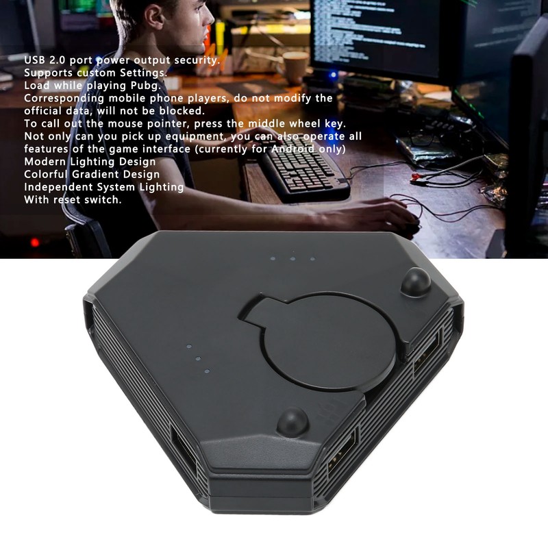 Mouse and Keyboard Converter Bluetooth 5.0 Portable Game Controller Adapter