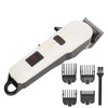 Electric Hair Clipper Low Noise LCD Display Ergonomic with Limiter