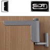ClipClose Door Closer / Mini Door Closer in Silver, Easy