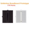 Pack of 6 Mini Breadboard 170 Tie Points Small Solderless