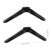 Sosoport 2 Pcs Tv Mount Stand Tabletop Tv Holder with