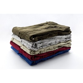 Leward Men's Cotton Twill Cargo Shorts Outdoor Wear Lightweight (US, Numeric, 30, Regular, Regular, Light Grey)