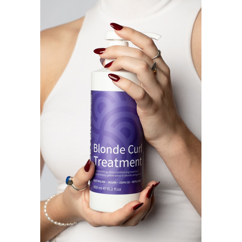 Clever Curl Blonde Curl Treatment 450ml - Old Packaging