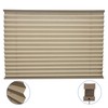 RecPro RV Blinds Pleated Shades 2 Pack | Cappuccino |
