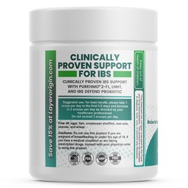 Layer Origin PureHMO IBS Support - Clinically Tested Super Prebiotic + Probiotic for IBS - Strengthen Gut Barriers and Restore Your Gut Functions