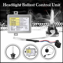 W3T19371 2PCS Xenon HID Headlight Ballast with Igniter & D2S Bulb Replacement for with 2002-2005 Acura TL TSX and TL Type-S, Honda S2000, Mazda 3 Replaces W3T10471, W3T14371