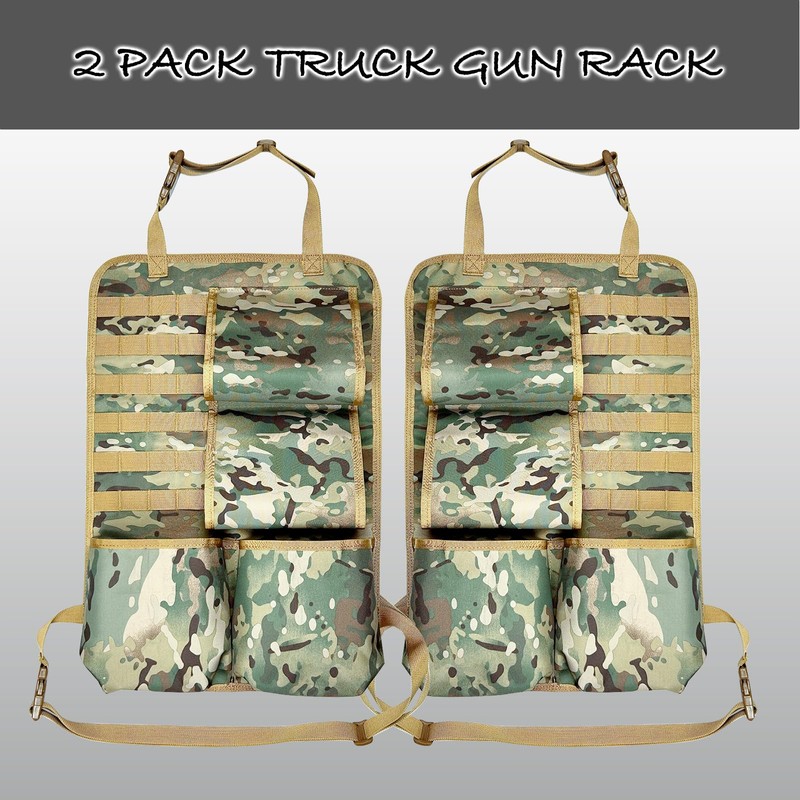 Truck Gun Racks Molle Seat Back Organizer for Vehicle Pickup