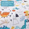 JSD Dinosaur Kids Comforter Set Queen Size, 3 Piece Printed