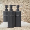 Stylish Shampoo and Conditioner Dispenser Set of 3 - Modern
