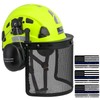 LOHASTAR Forestry Helmet with Face Shield and Ear Muffs Safety