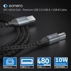 Sonero® USB 2.0 Kabel, Verbindungskabel, Druckerkabel, A-Stecker auf B-Stecker, 480