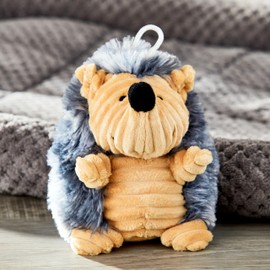 Cozy Buddy Hedgehog Squeaky Dog Toy - Materials: 80% Polyester Fabric, 15% Polyester Fiber Stuffing, 5% PE Squeaker, for Light to Moderate Chewing, Pack of 2 X 0.12 Lb