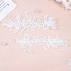 Ursumy Pearl Garters for Bridal Stretch Wedding Garter Lace Garters