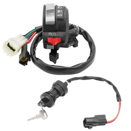 M MATI Start Stop Headlight Switch & Ignition Key Switch for Yamaha Big Bear 400 2002-2006 5LP-83973-01-00 5LP-83973-00-00 4SH-82510-01-00