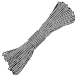 GeGeDa Paracord 9 Core 550 Cuerda de paracaídas para acampar, 100 pies (gris, 100 pies)