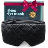 100% Mulberry Silk Sleep Mask – Total Blackout Eye Mask