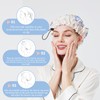 LONGDONG HOMEONE Shower Caps For Women Reusable Waterproof,Satin Lined Large